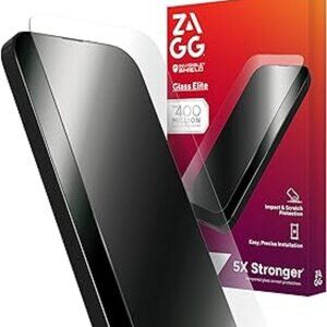 NWT ZAGG Glass Elite Screen Protector for iPhone 16/15